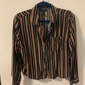 Striped Forever 21 Button down